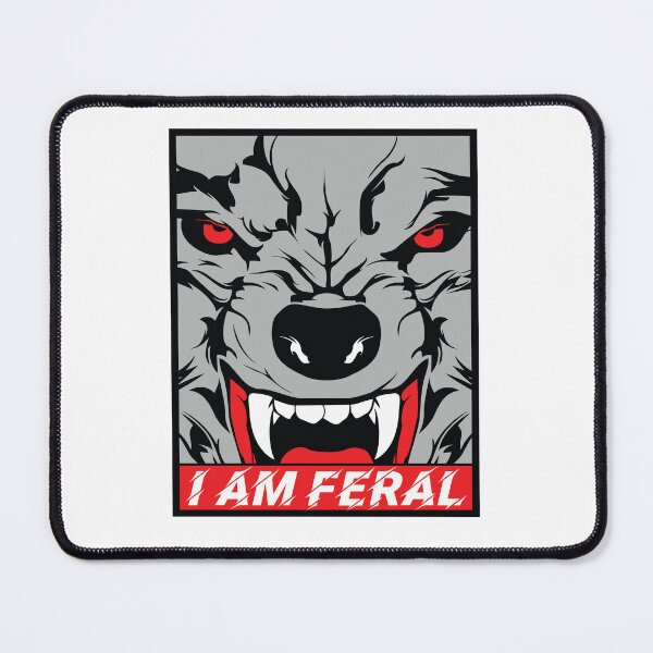 Item preview, I Am Feral wolf designed and sold by abdilahe60.