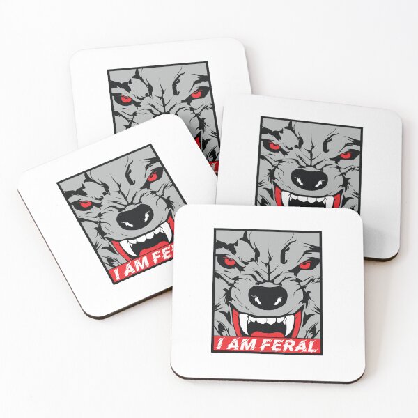 Item preview, I Am Feral wolf designed and sold by abdilahe60.