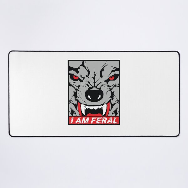 Item preview, I Am Feral wolf designed and sold by abdilahe60.
