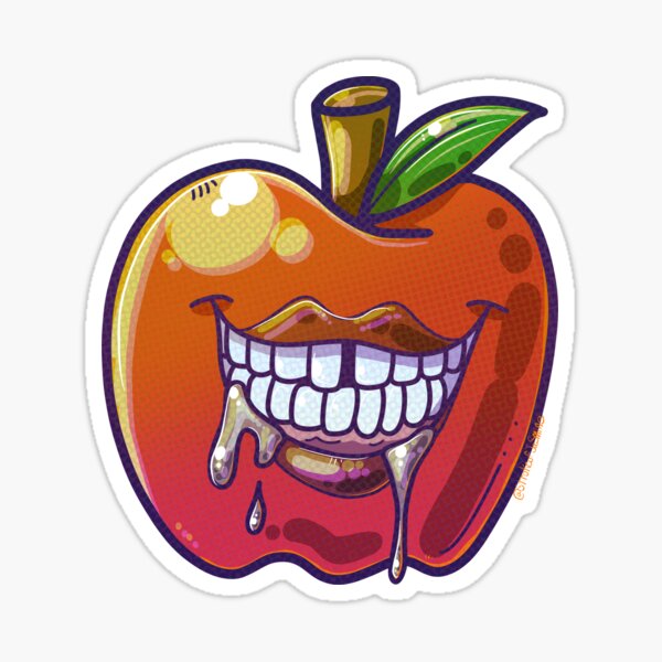 Apple Mouth - Sticker Sticker