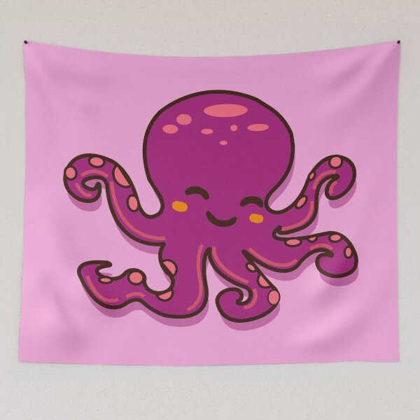 Item preview, Smiling Octopus designed and sold by MyTshirtArt.
