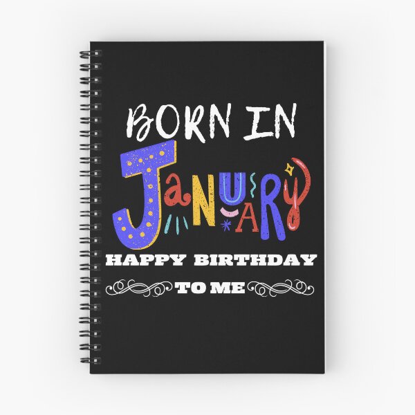 Artikelvorschau, Geboren im Januar Happy Birthday to me entworfen und verkauft von Laviola182.