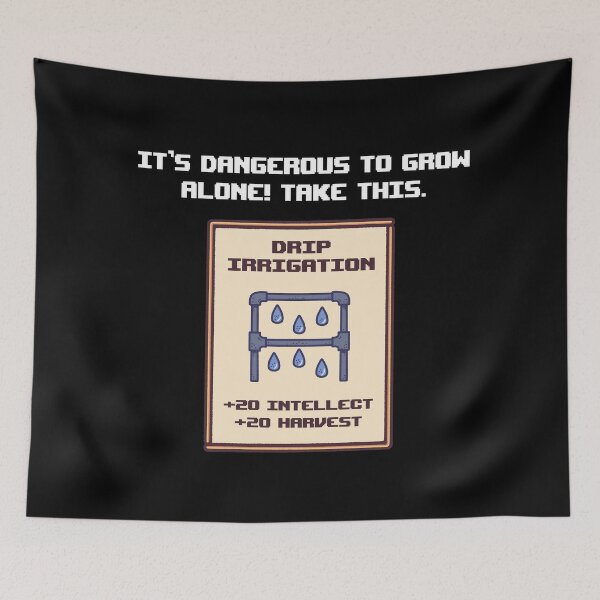 Item preview, Garden Geek - It's Dangerous to Grow Alone Take This Drip Irrigation designed and sold by abowersock.