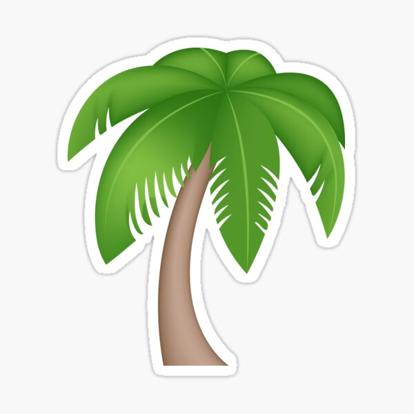 palm-tree-emoji-illustration-sticker-for-sale-by-nakrut987654321