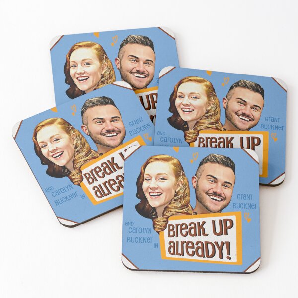 Item preview, "Break Up Already!" Podcast Merchandise designed and sold by BuckNerdImages.