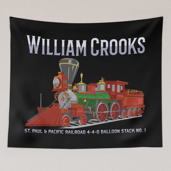 Item preview, William Crooks Balloon Stack No 1 4-4-0 Steam Locomotive Train Gift designed and sold by Maljonic.