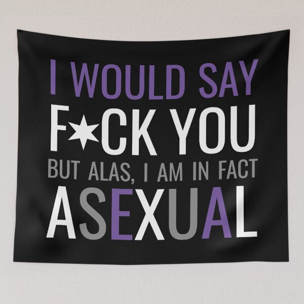 Item preview, I Would Say... But I Am Asexual  designed and sold by asexualmemes.