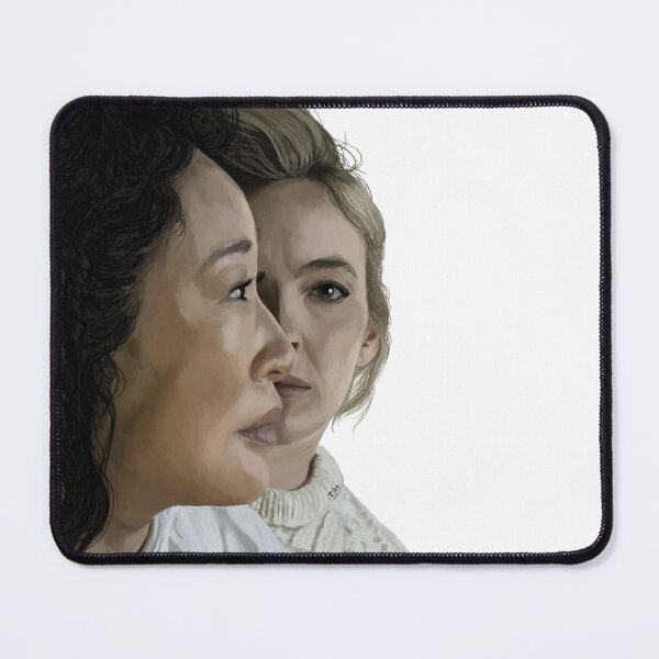 Item preview, Villanelle &  Eve bed scene Killing Eve Season 4 Episode 8 Hello Losers, Villaneve Jodie Comer Sandra Oh designed and sold by rikiiart.