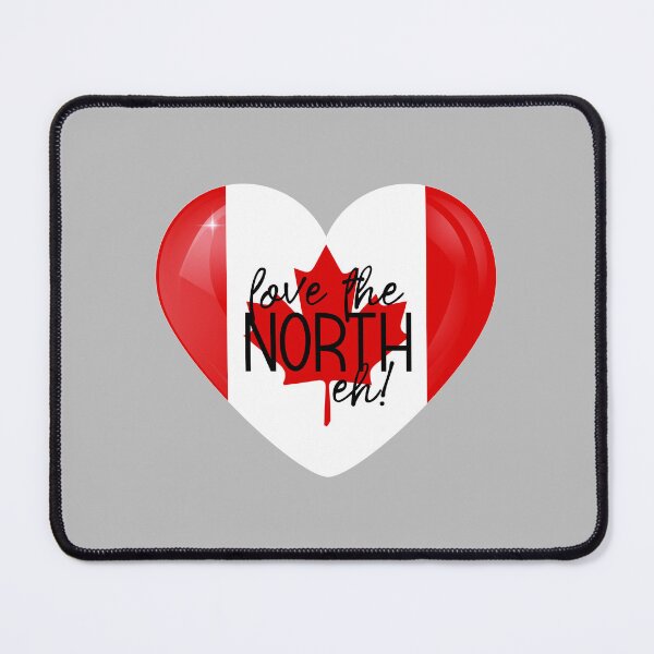 Item preview, Love the North, Eh! (on grey) designed and sold by PawsitiveMum.