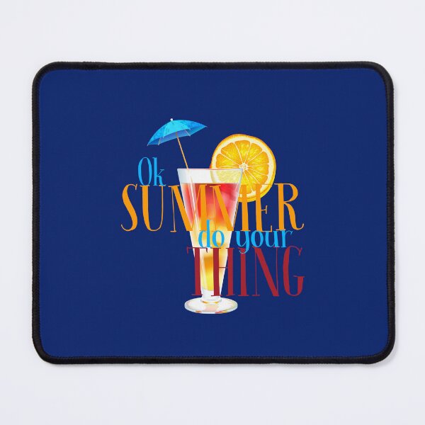 Item preview, Ok SUMMER Do Your THING! (on Navy) designed and sold by PawsitiveMum.