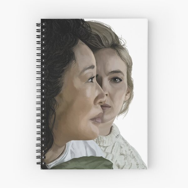 Item preview, Villanelle &  Eve bed scene Killing Eve Season 4 Episode 8 Hello Losers, Villaneve Jodie Comer Sandra Oh designed and sold by rikiiart.
