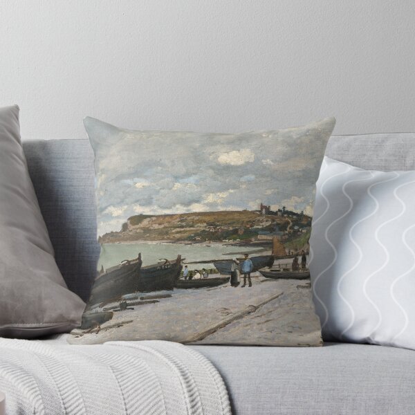 Item preview, Sainte-Adresse By Monet Beach Painting designed and sold by WylDesigns.