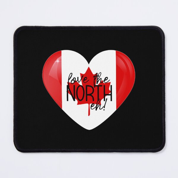 Item preview, Love the North, Eh! (on black) designed and sold by PawsitiveMum.