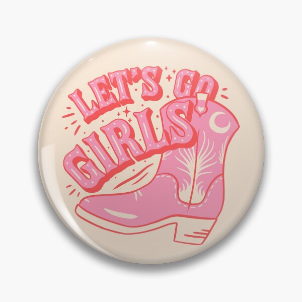 Let&#39;s Go Girls  Pink Cowboy Cowgirl Rodeo Hat Preppy