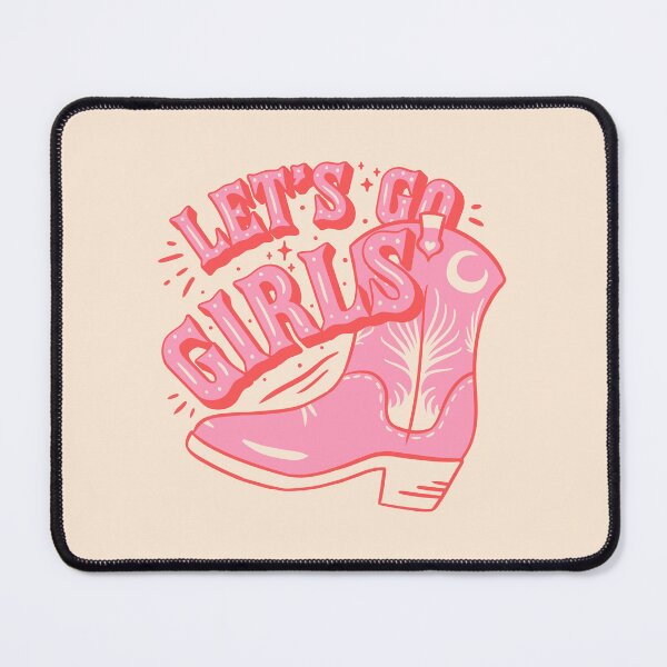 Item preview, Let's Go Girls | Pink Cowboy Cowgirl Rodeo Boot Preppy Aesthetic Bachelorette Party | HOWDY Y'ALL | White Background designed and sold by PEARROT.