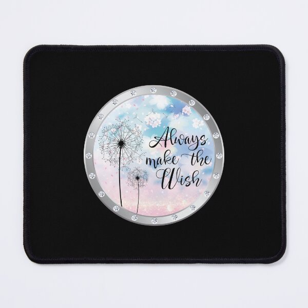 Item preview, Always Make the Wish! (on black) designed and sold by PawsitiveMum.