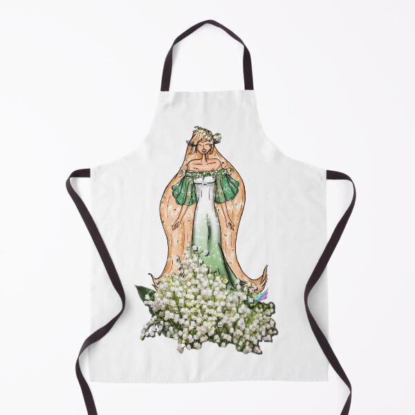 Item preview, Girl and Lily of the Valley Dress Fashion Illustration designed and sold by Jolly-Yosei.