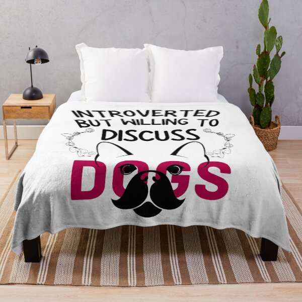 Item preview, Introverted But Willing To Discuss Dogs, designed and sold by worldmodi.