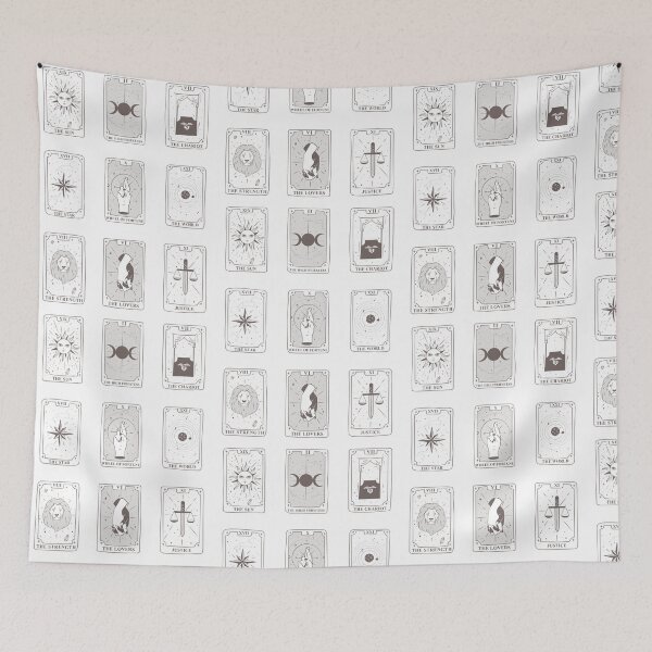 Aperçu de l'œuvre Paquet de cartes de tarot créée et vendue par Lilac225769.