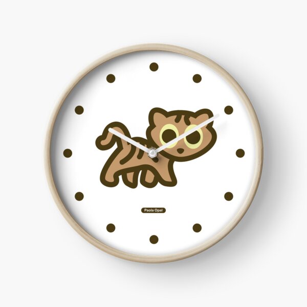 Cat Moment: Who me? Clock