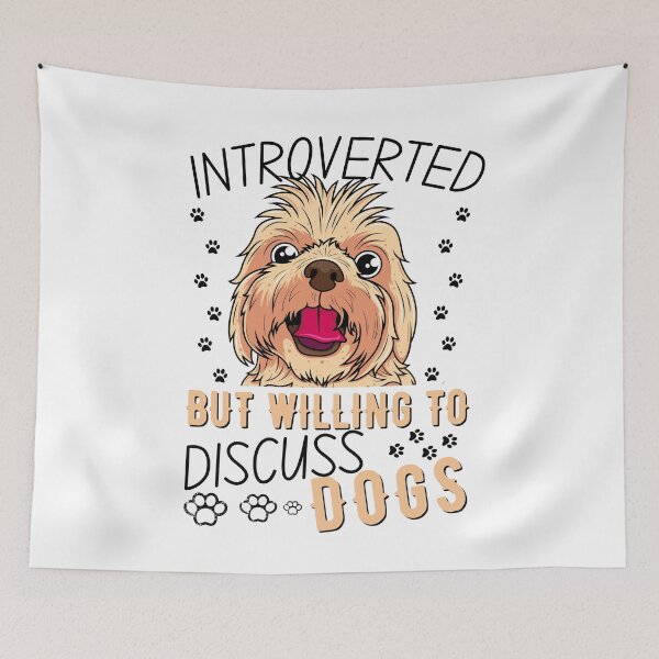 Item preview, Introverted But Willing To Discuss Dogs designed and sold by worldmodi.