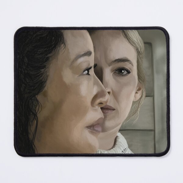Item preview, Villanelle & Eve bed scene Killing Eve Season 4 Episode 8 Hello Losers, Villaneve Jodie Comer Sandra Oh    designed and sold by rikiiart.