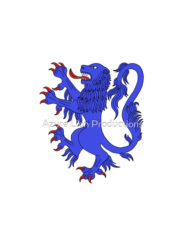 Thumbnail 4 of 4, Samsung Galaxy Phone Case, Lion Rampant Azure designed and sold by Azure Lion Productions.
