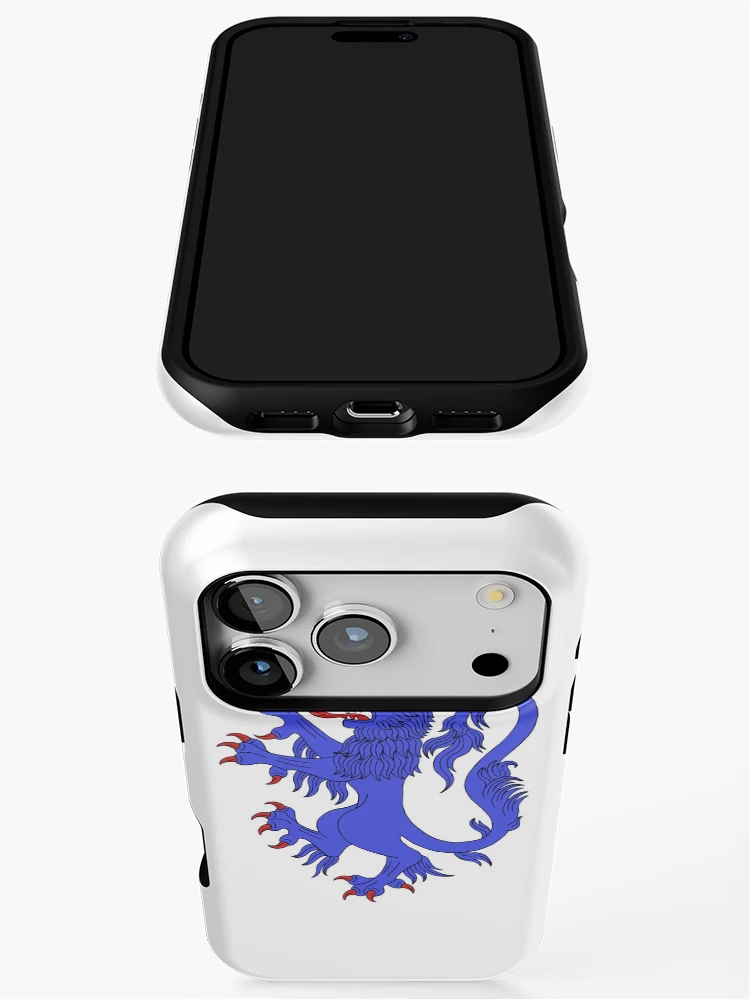 Thumbnail 3 of 4, iPhone Case, Lion Rampant Azure designed and sold by Azure Lion Productions.