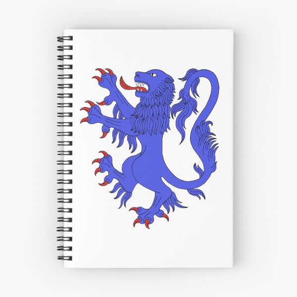 Item preview, Lion Rampant Azure designed and sold by Azure Lion Productions.