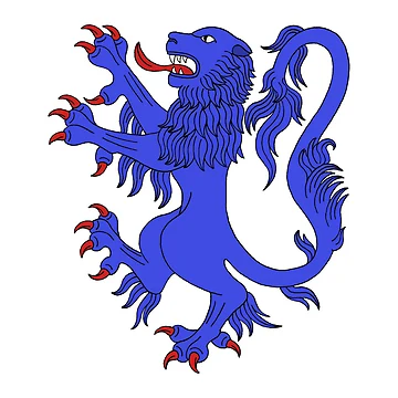 Artwork thumbnail, Lion Rampant Azure by Azure Lion Productions