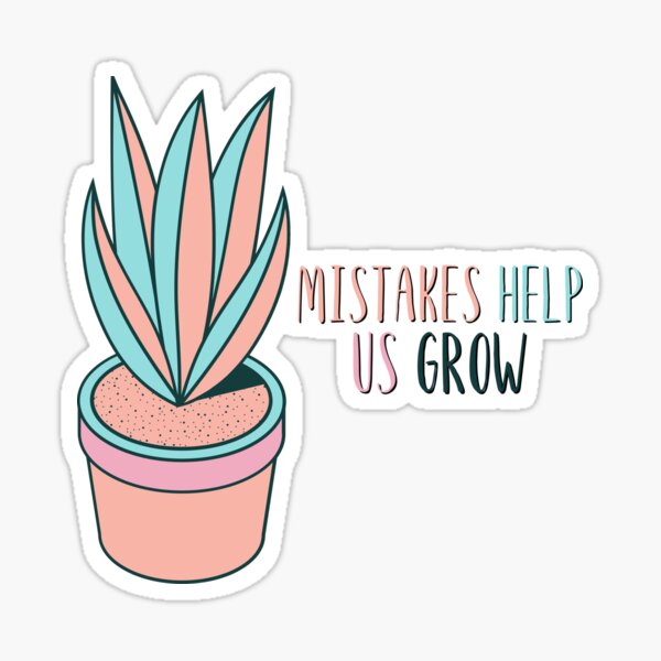 Pastel Plant Quote Sticker
