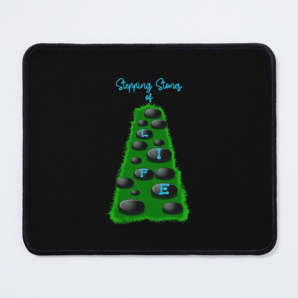 Item preview, Stepping Stones of Life (on Black) designed and sold by PawsitiveMum.
