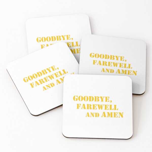 Item preview, Goodbye, Farewell and Amen designed and sold by AllyWrites4077.