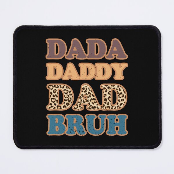 Item preview, Dada Daddy Dad Bruh - Funny Fathers Day Retro Leopard Print designed and sold by Optix.