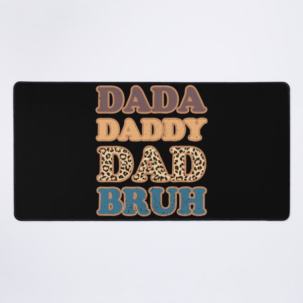 Item preview, Dada Daddy Dad Bruh - Funny Fathers Day Retro Leopard Print designed and sold by Optix.