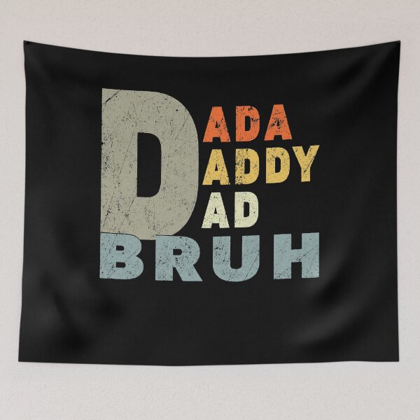 Item preview, Dada Daddy Dad Bruh - Funny Fathers Day Retro Vintage designed and sold by Optix.