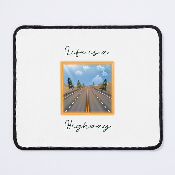 Item preview, Life is a Highway! (Daytime on White) designed and sold by PawsitiveMum.