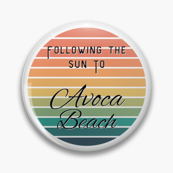Item preview, Following the sun to Avoca Beach Retro Sunset designed and sold by Zaprinda.