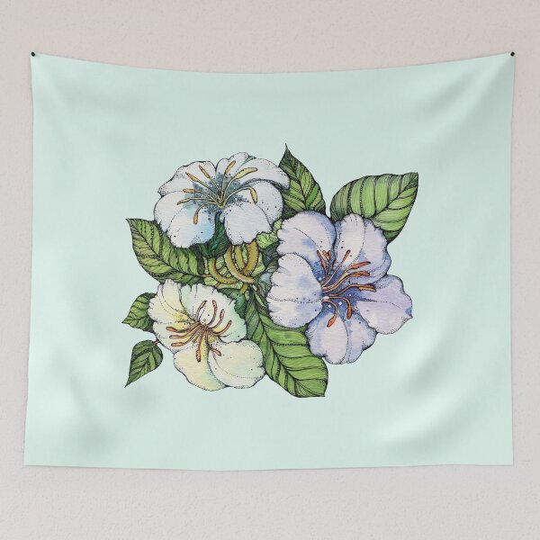 Item preview, spring flowers pattern  designed and sold by MandalaFlowerArt.