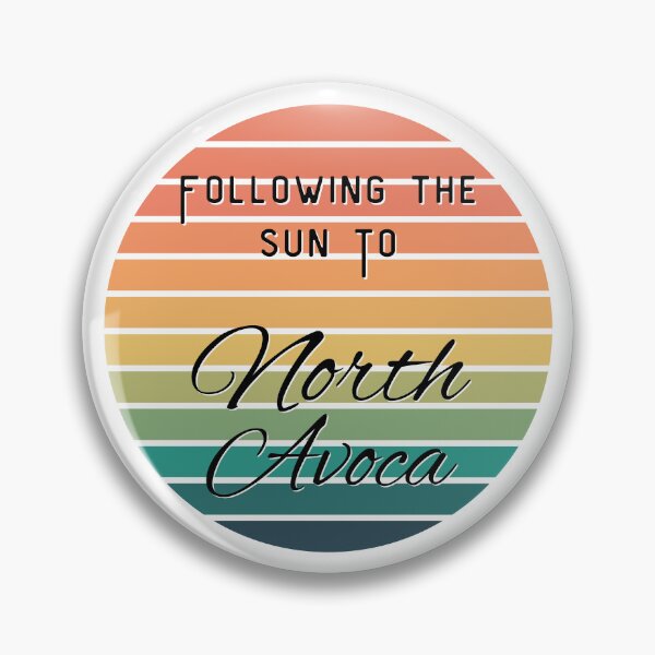 Item preview, Following the sun to North Avoca Retro Sunset designed and sold by Zaprinda.
