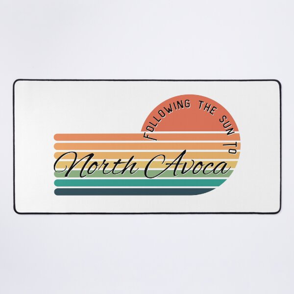 Item preview, Following the sun to North Avoca Retro Sunset designed and sold by Zaprinda.