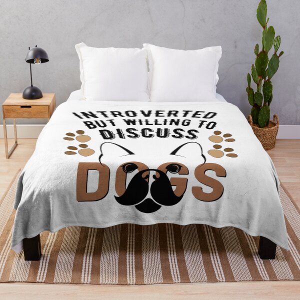 Item preview, Introverted But Willing To Discuss Dogs designed and sold by worldmodi.