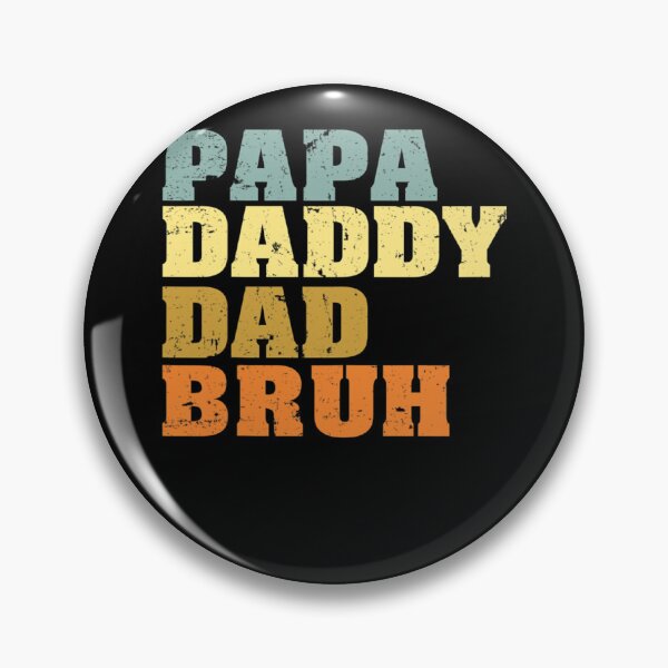 Item preview, Papa Daddy Dad Bruh - Funny Fathers Day Vintage Retro designed and sold by Optix.