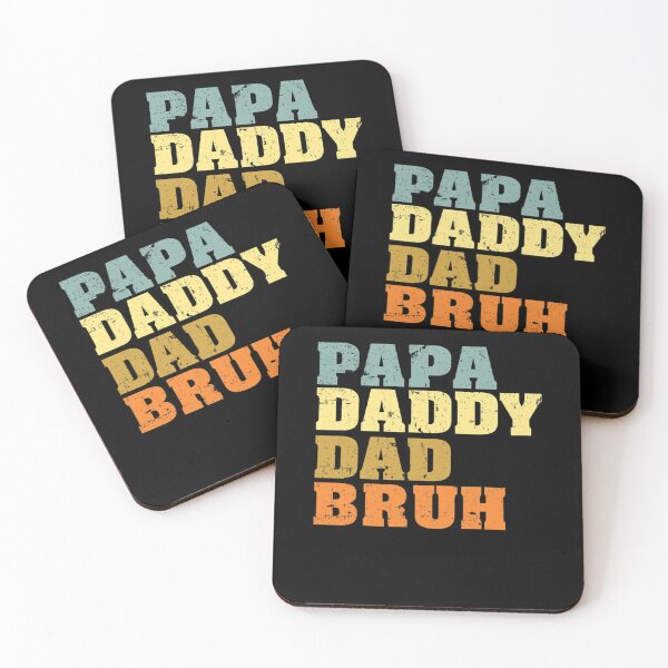 Item preview, Papa Daddy Dad Bruh - Funny Fathers Day Vintage Retro designed and sold by Optix.