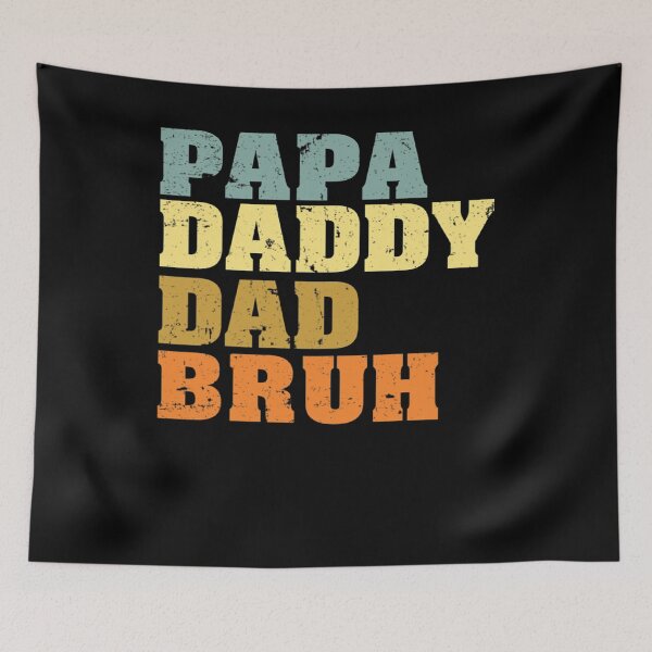 Item preview, Papa Daddy Dad Bruh - Funny Fathers Day Vintage Retro designed and sold by Optix.