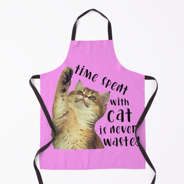 Item preview, Time spent with cat is never wasted designed and sold by pixeldizajn.