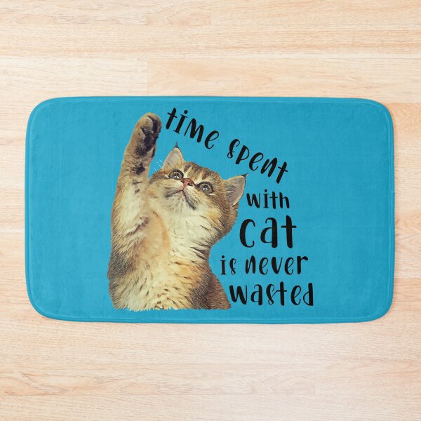 Item preview, Time spent with cat is never wasted designed and sold by pixeldizajn.