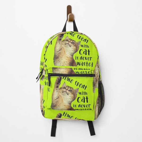 Item preview, Time spent with cat is never wasted designed and sold by pixeldizajn.