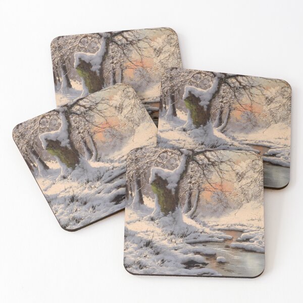 Item preview, Winter Serenity: A Tranquil Stream in a Snow Covered Forest designed and sold by SweetMySpot.