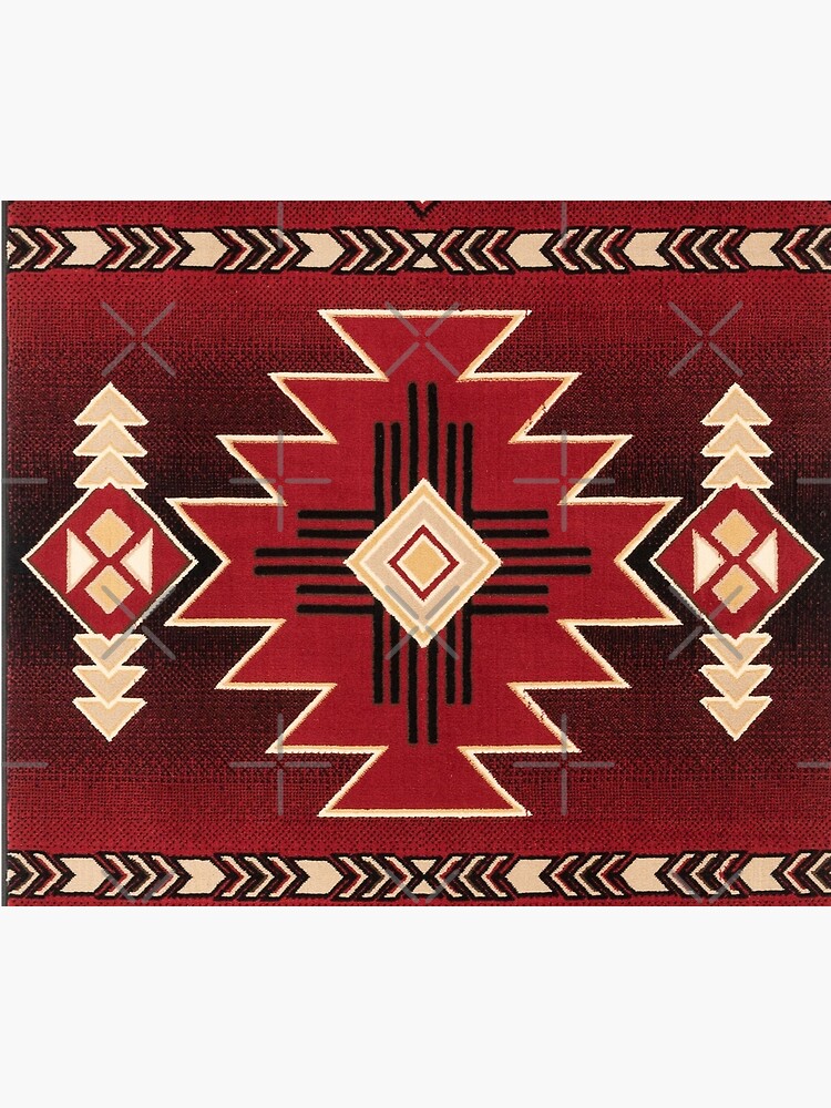"1890 NAVAJO SADDLE BLANKET UNALTERED SCAN OF ORIGINAL WORTH 38,000